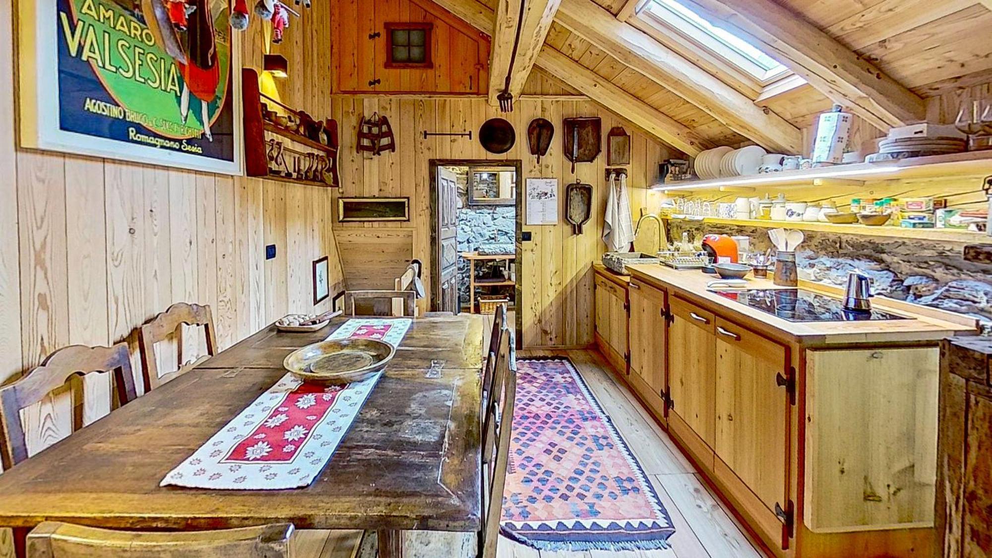 Vila Ca' Scocc, Antica Casa Di Montagna In Valsesia Mollia Exteriér fotografie